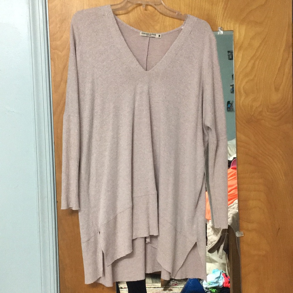 Baggy light pink sweater!